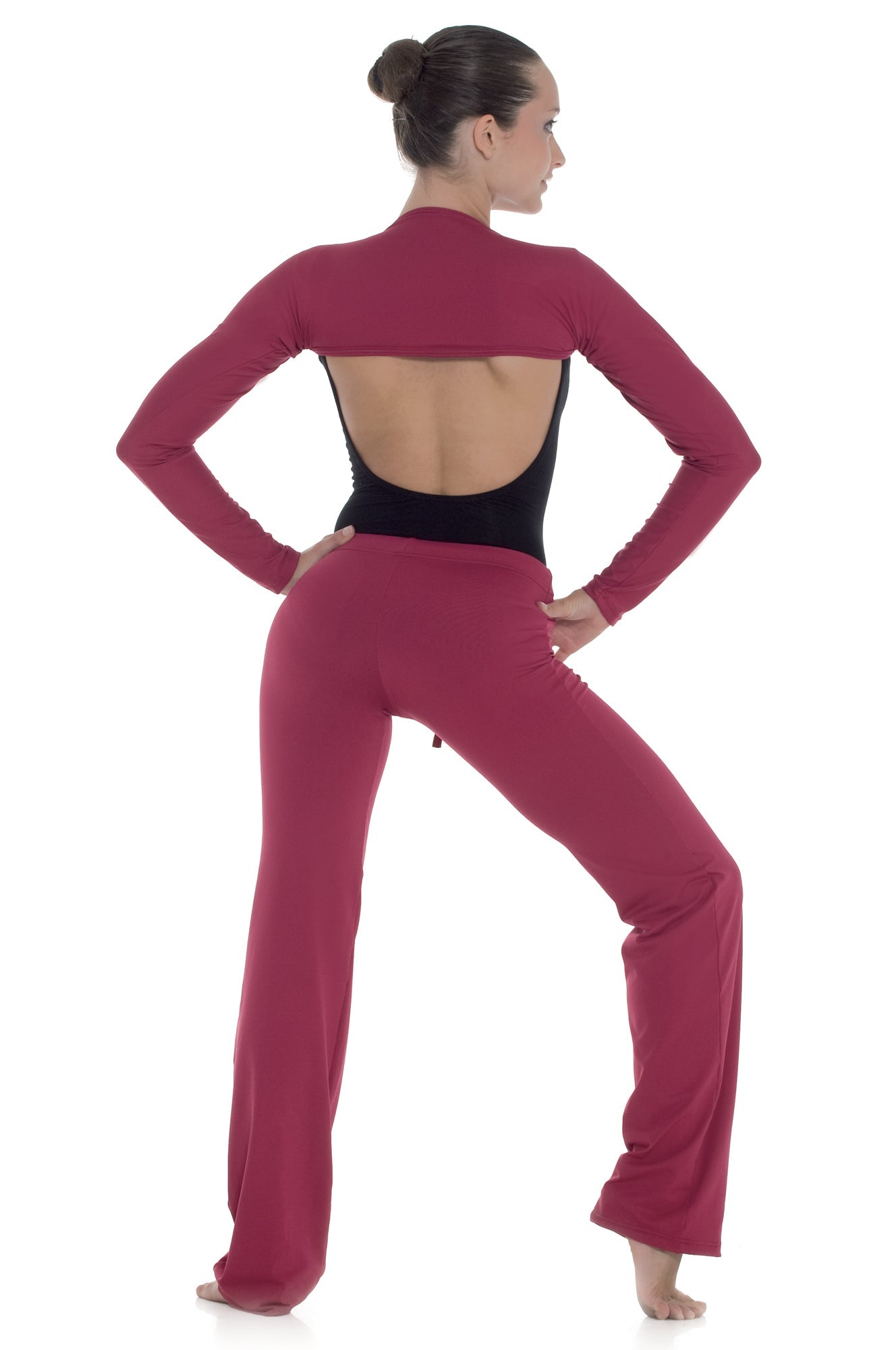 ESGE Pantaloni Jazz Da Donna In Cotone Ed Elastan: Slip Morbido A Costine, Traspirante E Senza Cuciture Laterali, Perfetto Per Danza E Sport